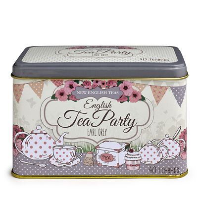 New English Teas English Tea Party Earl Grey Tea Tin 80g