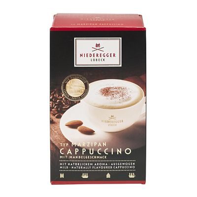 Niederegger Marzipan Cappuccino Sachets 10 x 22g - (Image 1)