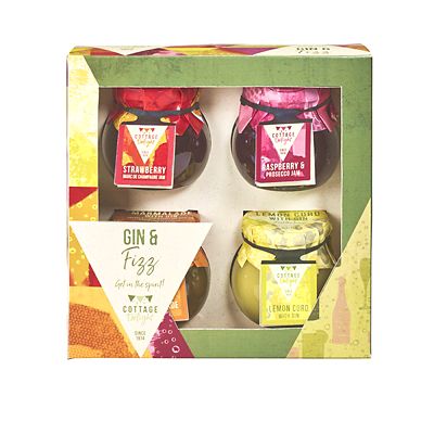 Cottage Delight Gin and Fizz Preserves Collection 4 x 113g