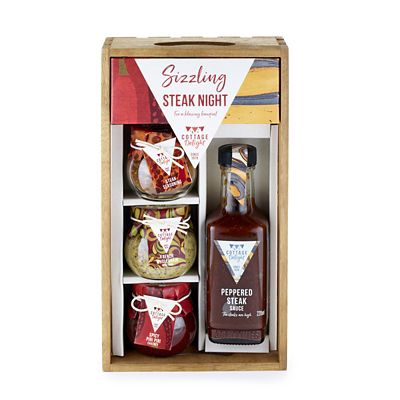 Cottage Delight Sizzling Steak Night Gift Box - (Image 2)