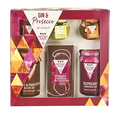 Cottage Delight Gin and Prosecco Preserves Selection Gift Set
