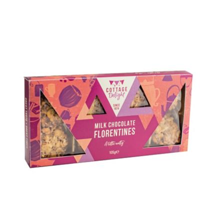 Cottage Delight Milk Chocolate Hazelnut Florentines 105g - (Image 4)