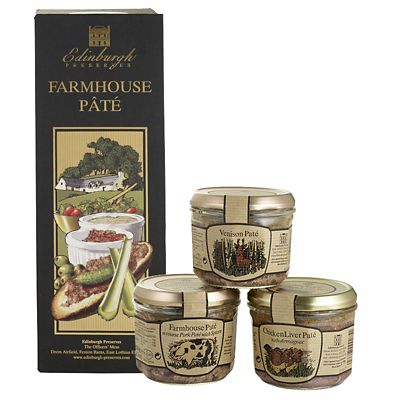 Edinburgh Preserves Farmhouse Pâté Gift Set 3 x 180g image(1)