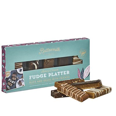 Buttermilk Slice and Share Fudge Platter 300g image(1)