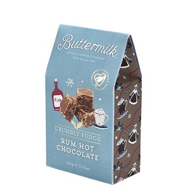 Buttermilk Rum Hot Chocolate Crumbly Fudge 100g image(3)