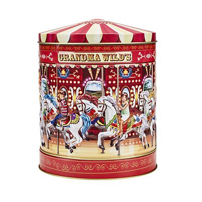 Grandma Wild's Carousel Rotating Musical Biscuit Tin 300g image(2)