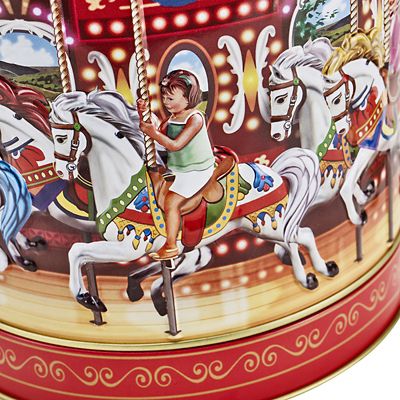 Grandma Wild's Carousel Rotating Musical Biscuit Tin 300g image(4)