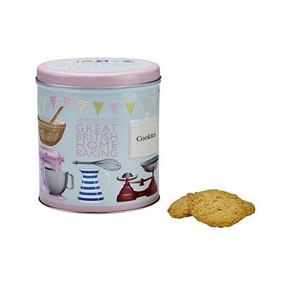 Grandma Wild’s Great British Home Baking Biscuit Tin & Biscuits, 200g