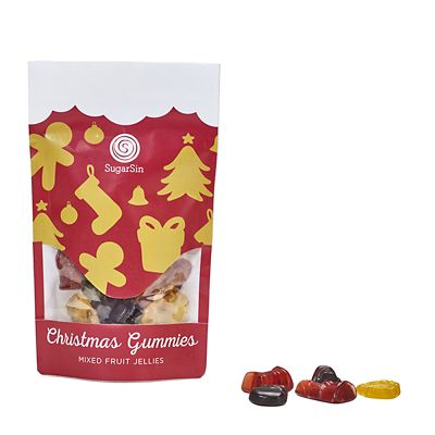 Sugarsin Christmas Gummies Mixed Fruit Jellies 100g image(1)
