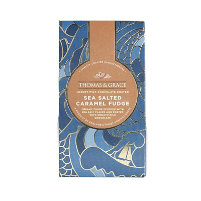 Thomas & Grace Chocolate Coated Sea Salt Caramel Fudge 150g - (Image 2)