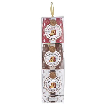 Borgo de’ Medici Italian Panettone Assortment 3 x 100g - (Image 1)