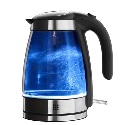 Lakeland Blue Glow Mirrored Kettle 1.7L | Lakeland