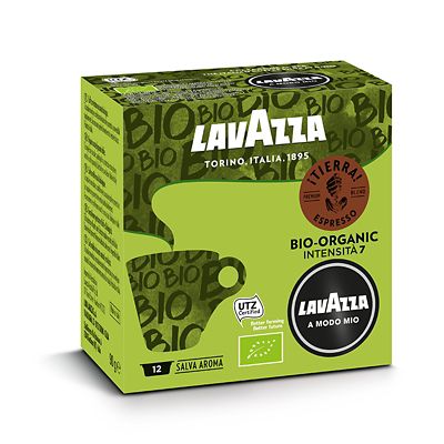 Lavazza A Modo Mio Tierra Organic Coffee Capsules - Pack of 12 - (Image 3)