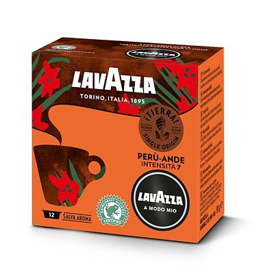 Lavazza A Modo Mio Tierra Peru Coffee Capsules - Pack of 12 - (Image 2)