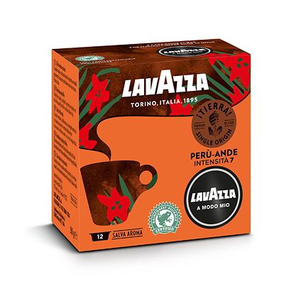Lavazza A Modo Mio Tierra Peru Coffee Capsules - Pack of 12 - (Image 3)