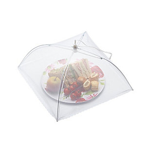 KitchenCraft White Umbrella Food Cover 30cm