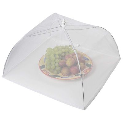 KitchenCraft White Umbrella Food Cover 40cm | Lakeland