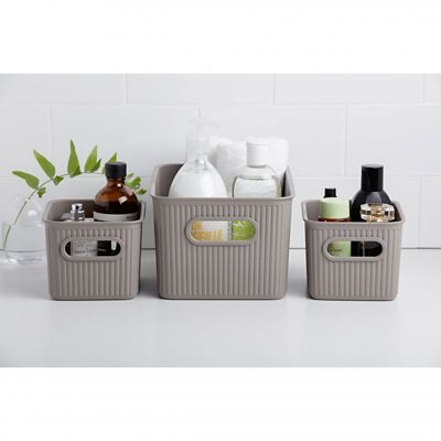 Tatay Baobab Home Storage Basket Anthracite Grey 1.5L image(3)