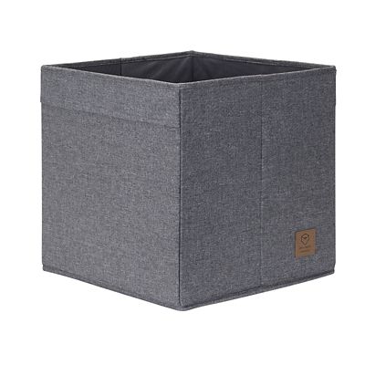 Square Foldable Storage Tote Grey image(5)