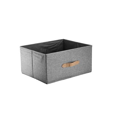 Foldable Grey Storage Box with Lid – Medium image(3)