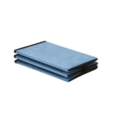 Hexagonal Foldable Storage Ottoman Teal 35L image(4)