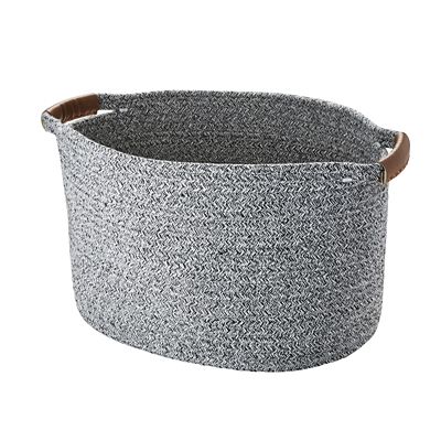 Lakeland Oval Rope Tote Black and White image(4)