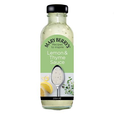 Mary Berry's Lemon & Thyme Sauce 235ml. - (Image 1)
