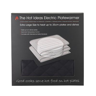 Hot Ideas Extra Large Electric Plate Warmer 12-Plate Black XL2018 alt image 3