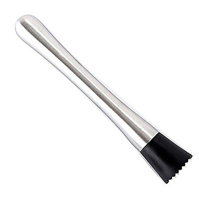 CellarDine Stainless Steel Cocktail Muddler with Nylon Head