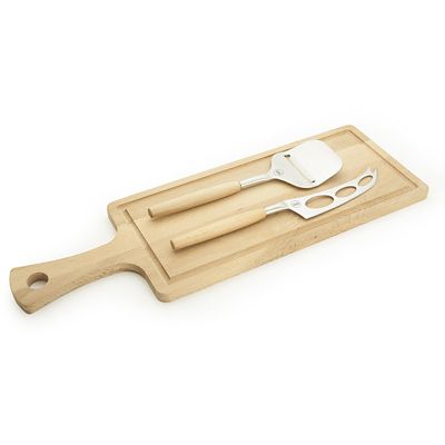 Taylor’s Eye Witness Beechwood Cheese Board and Knives – 3 Piece Set image(1)