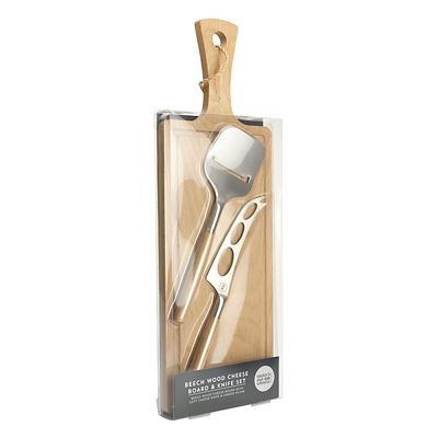 Taylor’s Eye Witness Beechwood Cheese Board and Knives – 3 Piece Set image(2)