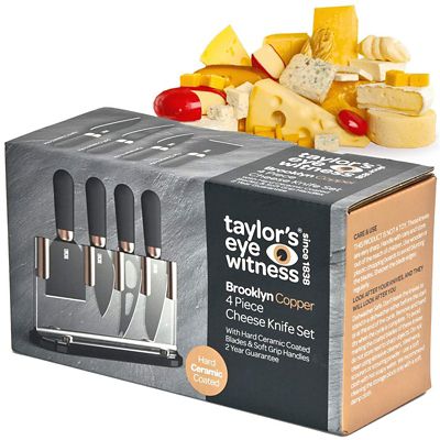 Taylor’s Eye Witness Brooklyn Copper 5-Piece Cheese Knife Set image(4)