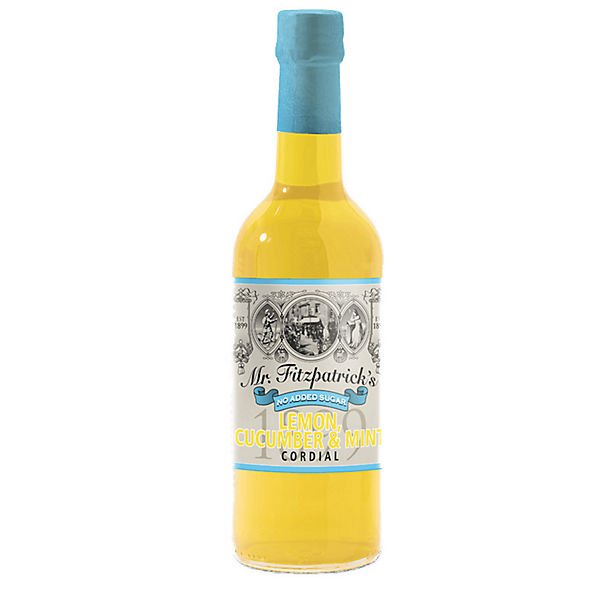 Mr Fitzpatrick’s No Added Sugar Cordial Lemon, Cucumber and Mint 500ml image(1)