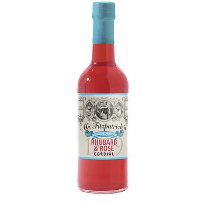 Mr Fitzpatrick’s No Added Sugar Cordial Rhubarb and Rose 500ml
