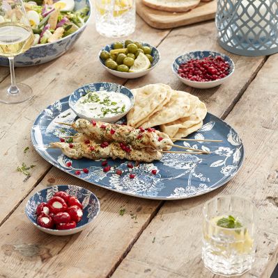 Summer Blooms Melamine Oval Serving Platter image(2)