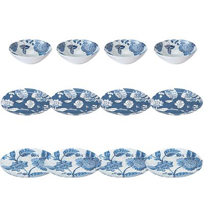 Summer Blooms Melamine 12-Piece Dinner Set image(1)