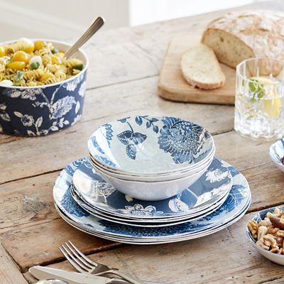 Summer Blooms Melamine 12-Piece Dinner Set image(2)