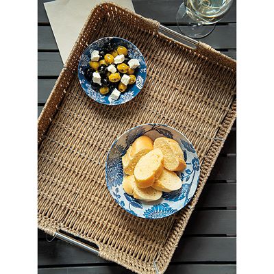 Rustic Woven Serving Tray image(2)