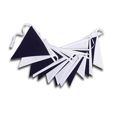 Navy Blue and White Cotton Bunting 5m image(1)