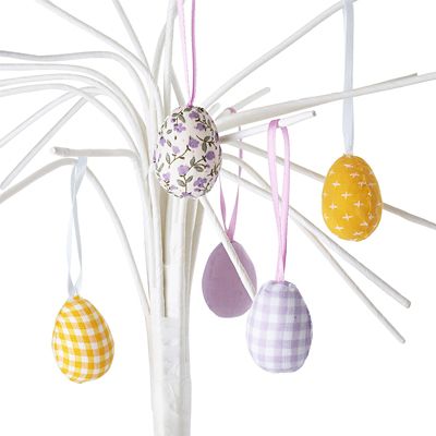 Talking Tables Decorative Fabric-Covered Eggs – Pack of 5 image(3)