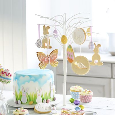 Decorative White Twig Tree 43cm image(2)