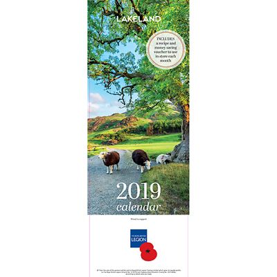 Lakeland 2019 Calendar with Recipes and Charity Donation image(1)