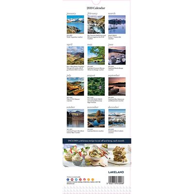 Lakeland 2019 Calendar with Recipes and Charity Donation image(2)