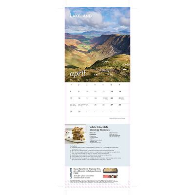 Lakeland 2019 Calendar with Recipes and Charity Donation image(3)