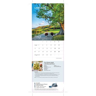 Lakeland 2019 Calendar with Recipes and Charity Donation image(4)