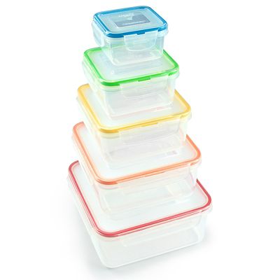 LocknLock 5-Piece Nestable Container Set - Square