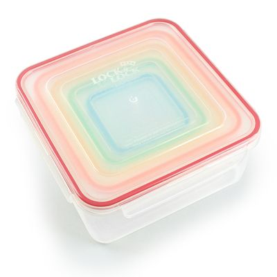 LocknLock 5-Piece Nestable Container Set - Square image(2)