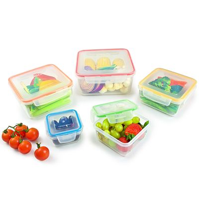 LocknLock 5-Piece Nestable Container Set - Square image(4)
