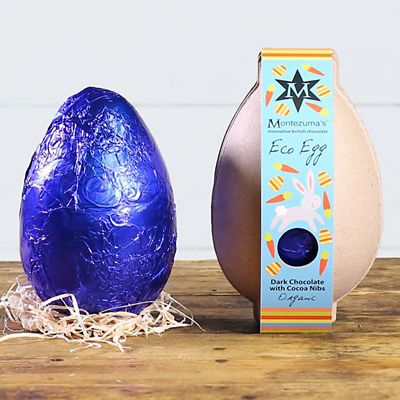 Montezuma’s Organic Dark Chocolate with Cocoa Nibs Eco Egg 150g image(2)