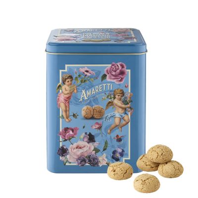 Gadeschi Amaretti Italian Biscuits and Tin 400g Lakeland